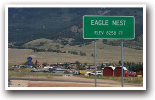 Eagle Nest Welcome Sign, New Mexico
