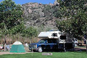 Camp site at Arkansas River KOA & Loma Linda Motel, The Colorado Vacation Directory