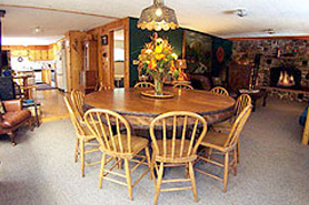 Dining room at Avalanche Ranch Cabins and Hot Springs, The Colorado Vacation Directory
