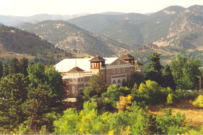 Historical Photo of Chautauqua Dining Hall in Boulder, Colorado