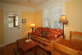 Interior of a cottage at the Colorado Chautauqua in Boulder, Colorado