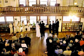The Colorado Chautauqua makes for a venue for a wedding