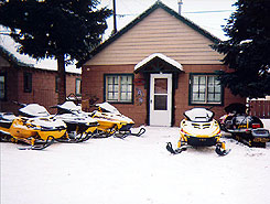 snowmobiling in grand lake