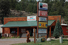 Front of Docs Outdoor Sports & Ski Rentals in South Fork Colorado