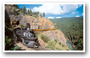 Durango Silverton narrow guage railroad, Colorado, The CVD