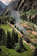 Durango & Silverton Narrow Gauge Railroad & Museum, Summer, Colorado, The CVD