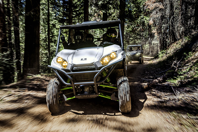 2 UTVs Explore the Roosevelt National Forest with Estes Park ATV Rentals, Colorado