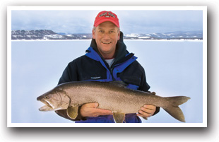 Catching fish in Granby, Colorado