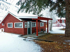 exterior of cabin #12