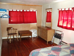 bedroom of cabin #6