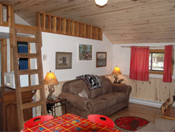 interior of cabin #11