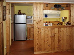 interior of cabin #7