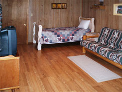 interior of cabin #7