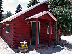 exterior of cabin #15