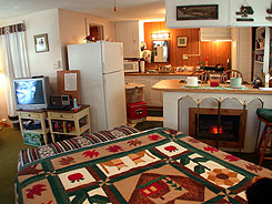 interior of cabin #15