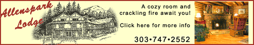 Allenspark Lodge banner click here