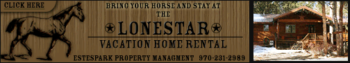 Guest Horses Welcome, Estes Park, Colorado The CVD