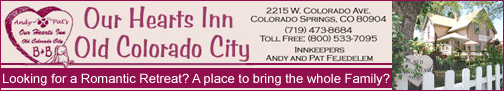 click here for pikes peak area vacation rentals and B&B rooms