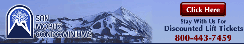 click here for Crested Butte Condos, Colorado, The CVD