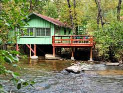 Loveland Heights Cottages, creekside, on water, Colorado, The CVD