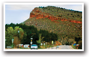 A butte near Lyons, Colorado