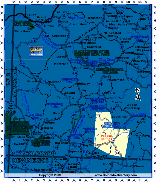 Southwest, Colorado Map, The CVD
