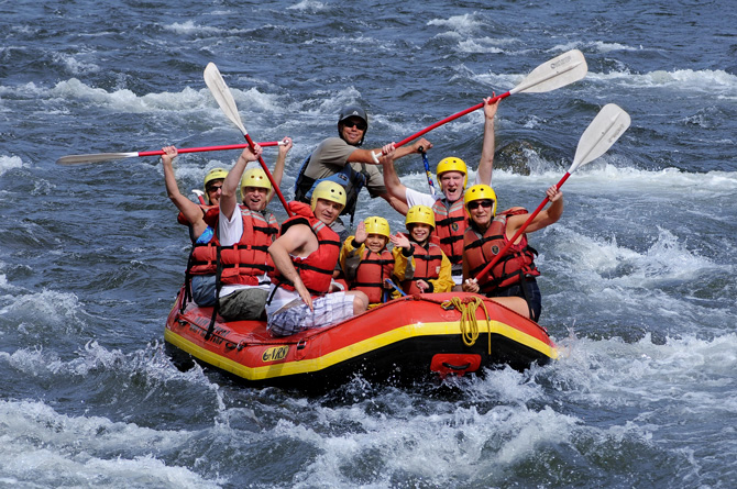 Group rafting river with Raft Masters Inc, The Colorado Vacation Directory
