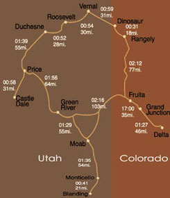 Dinosaur Diamond, Dinosaur, Colorado, The CVD