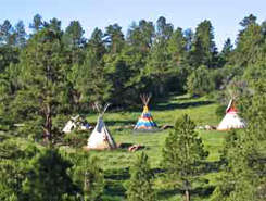 Red Cone Retreat - Tipi Lodging, Telluride, Colorado, the cvd