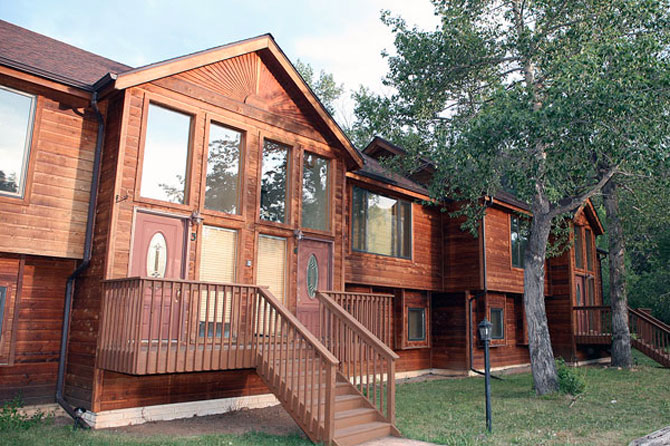 Front of Condo at Rocky Mountain Resorts in Estes Park, Colorado
