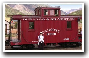 Durango and Silverton Caboose, Colorado