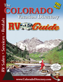 Colorado Vacation Directory RV Parks, Sales, Service, Dealers and Rentals Guide