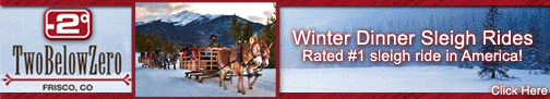 Winter dinner sleigh rides and summer dinner sleigh rides, Frisco Colorado