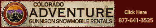 Gunnison, Colorado, Snowmobile Rentals, The Colorado Vacation Directory