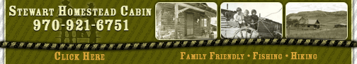 stewart homestead cabin banner - click here