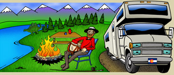 Colorado rv parks with hook-ups illustration