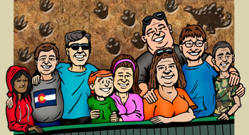 Colorado groups and family reunions illustration