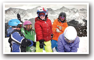 Family Skiing at Copper Mountain Resort, Colorado