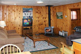 Interior of cabin at South Fork Lodge, Cabins & RV Park, in the South Fork and Creede area
