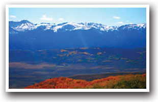 A stunning view of the Rocky Mountains from the North Park area near Walden, Colorado