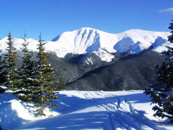 Snow trail, Winter Park, Colorado, The CVD