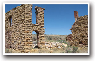 Ghost Town in Elizabethtown, New Mexico