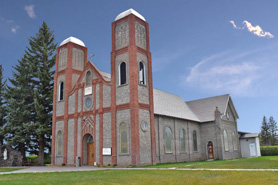 Lady of Guadeloupe Church in Conejos, Colorado.
