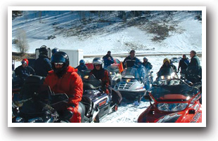 Snowmobiling in the San Luis Valley, Colorado