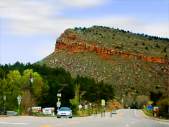 Mountain View from Lyons, Colorado