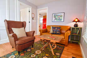 Inside a cottage at Chautauqua in Boulder, Colorado. We have year-round lodges and cottages.