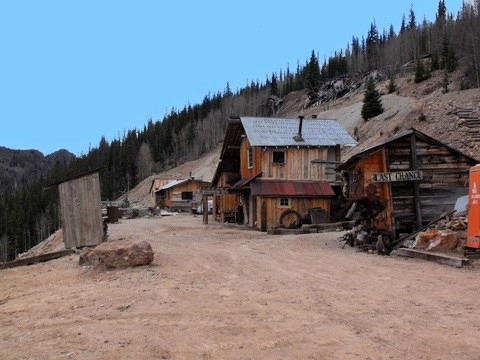 1891 Silver Camp at Last Chance Mine in Creede, Colorado