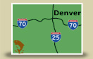 Four Corners Area Fishing Map, Colorado Vacation Directory