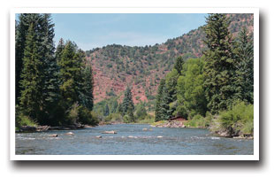 The North Fork of the White River near Meeker, Colorado