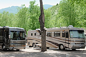 Fountain Creek RV Sites with pull-thru, Colorado Springs, CO, Colorado Vacation Directory